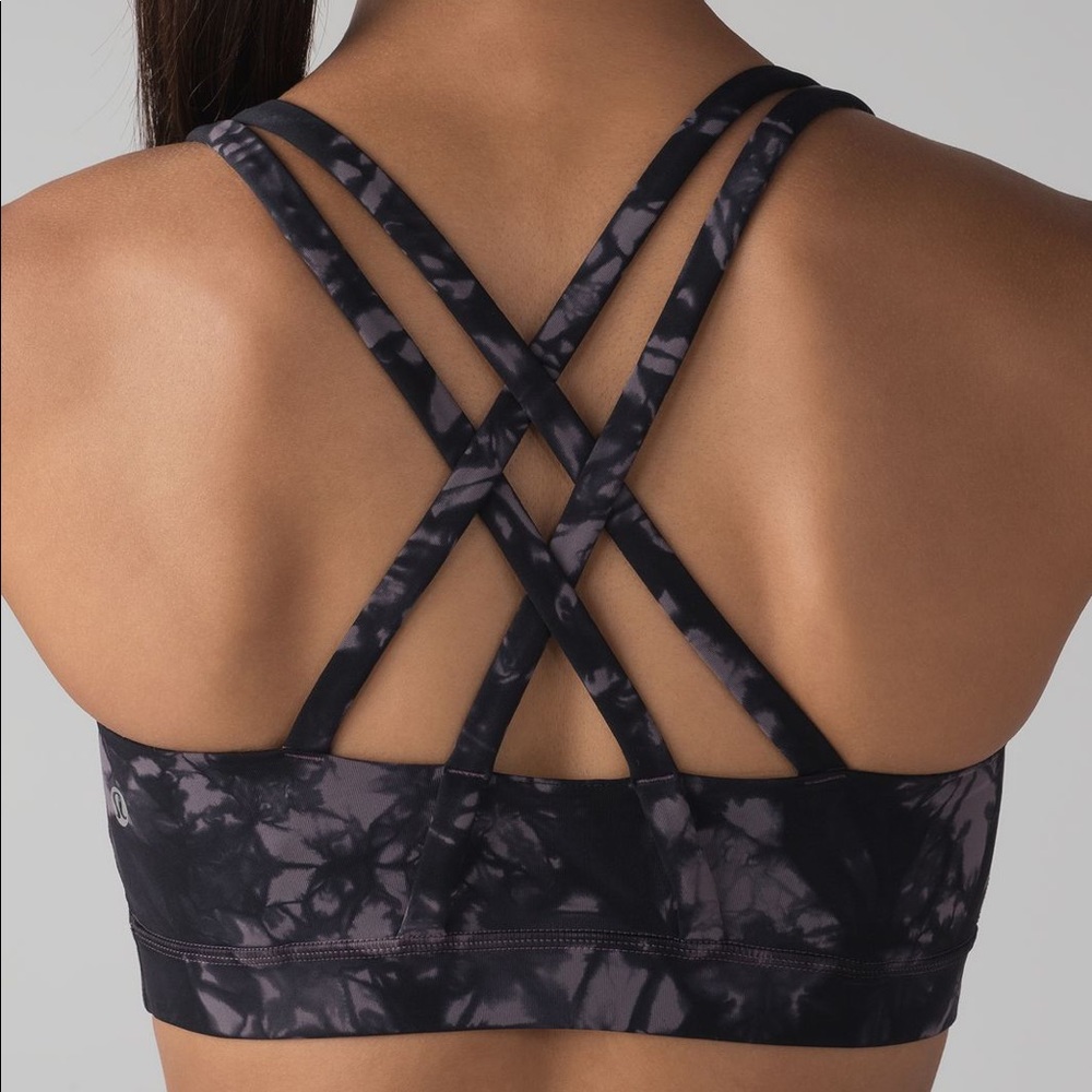 Lululemon Energy Bra Black Shibori